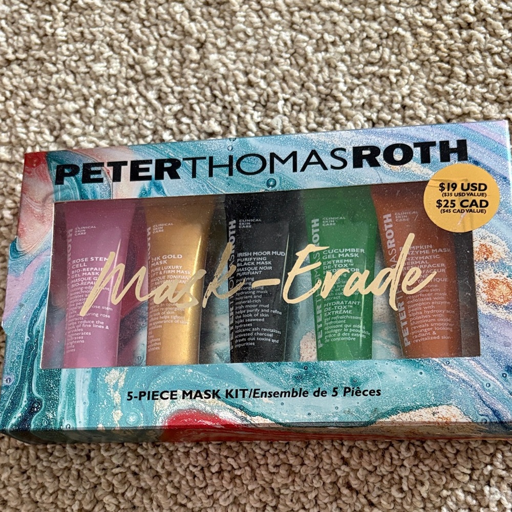 Peter Thomas Roth Vibrant 5-Piece Mask Set NEW